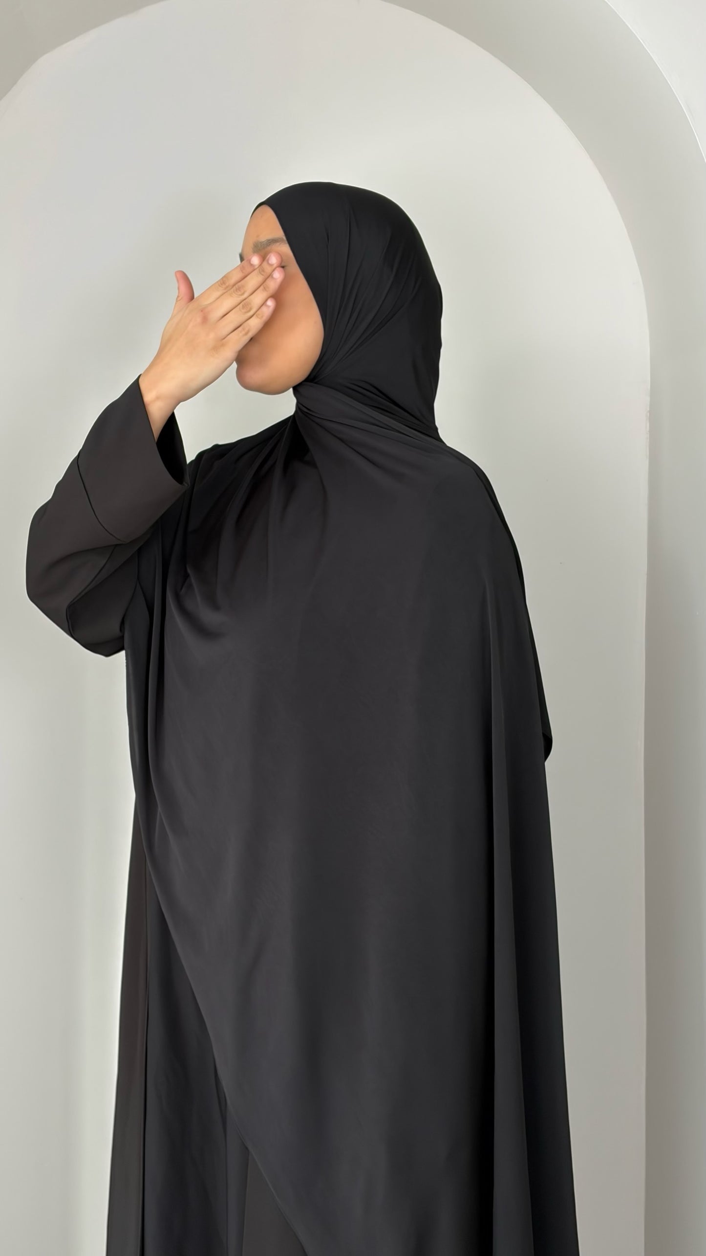 Hijab en jersey liquide premium - Voile fluide, léger et respirant