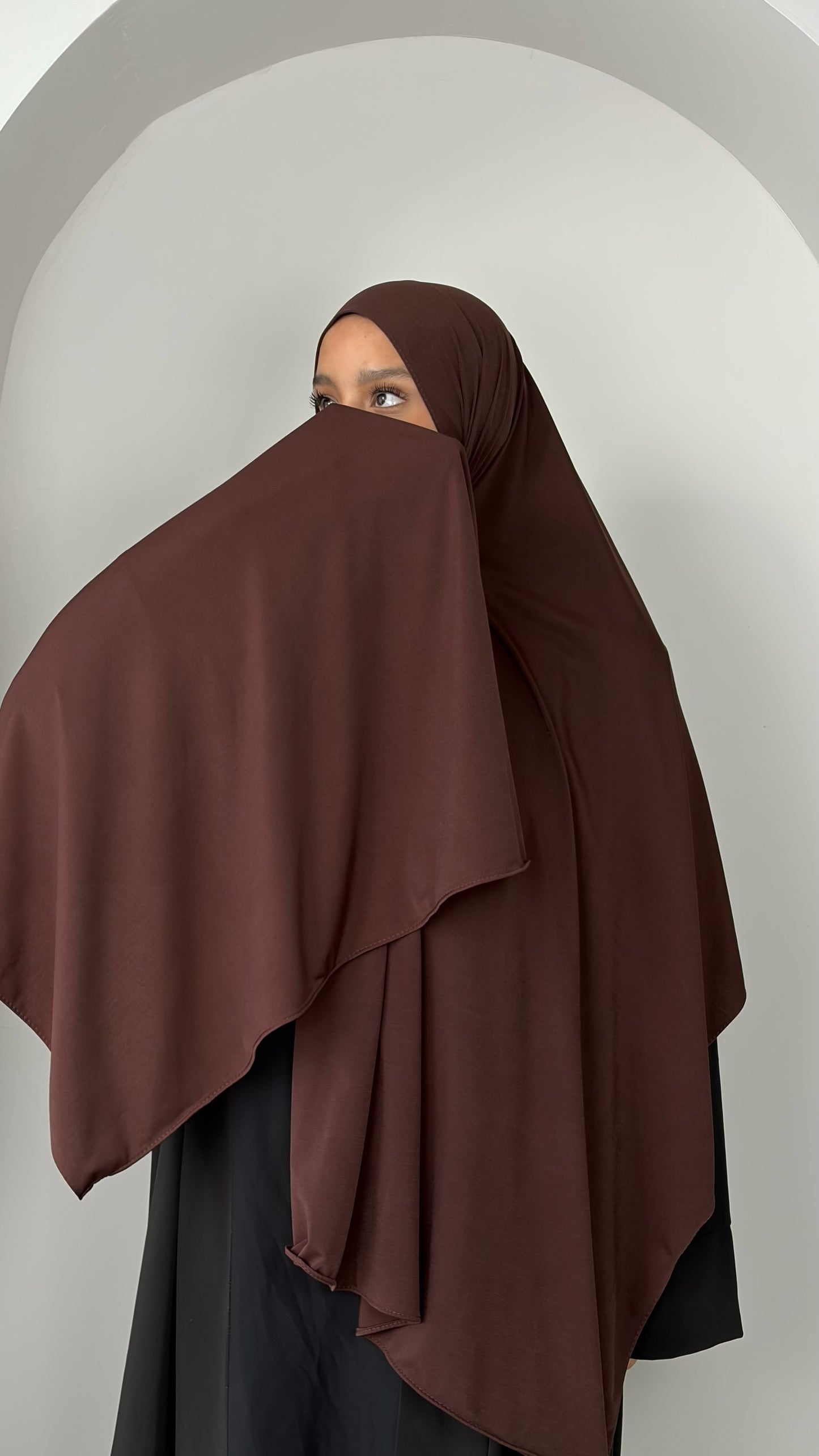 Hijab en jersey premium opaque - voile doux et extensible