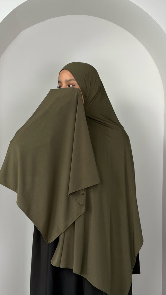 Hijab en jersey premium opaque - voile doux et extensible