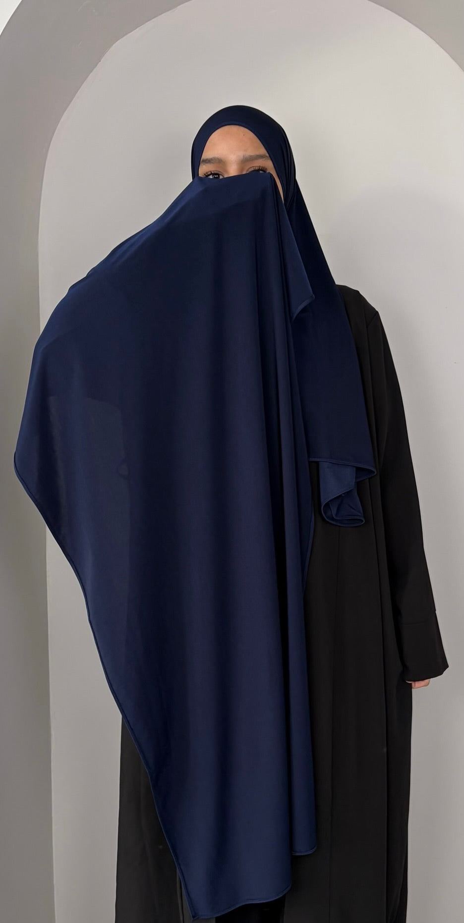 Hijab en jersey premium satiné – Opaque, effet brillant