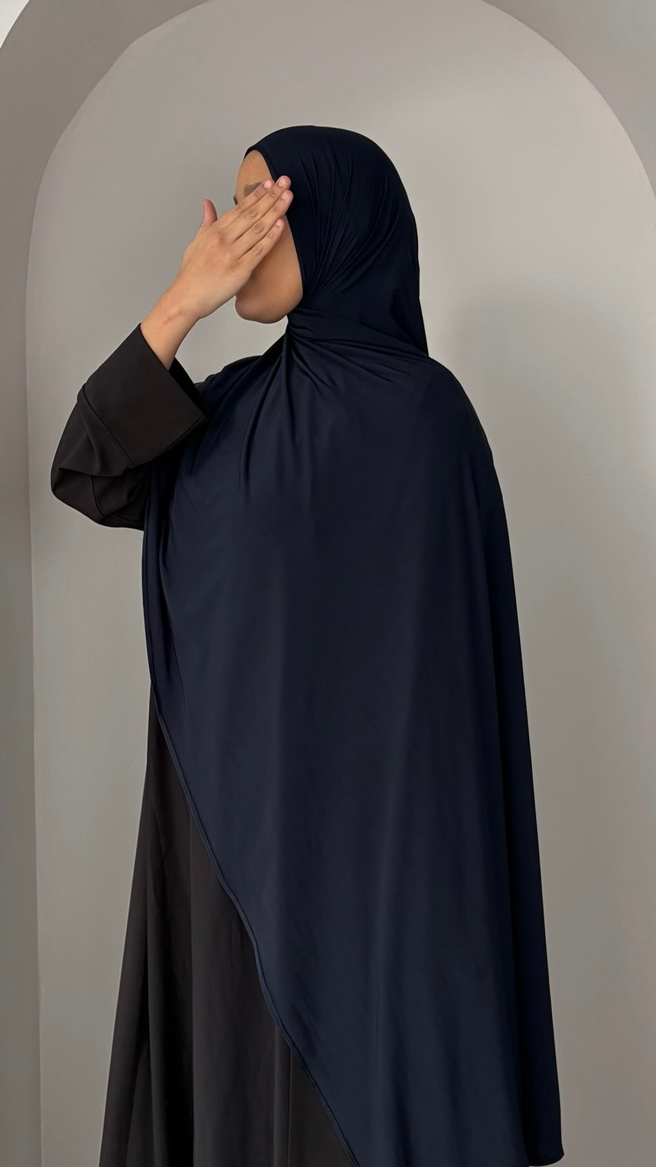 Hijab en jersey liquide premium - Voile fluide, léger et respirant