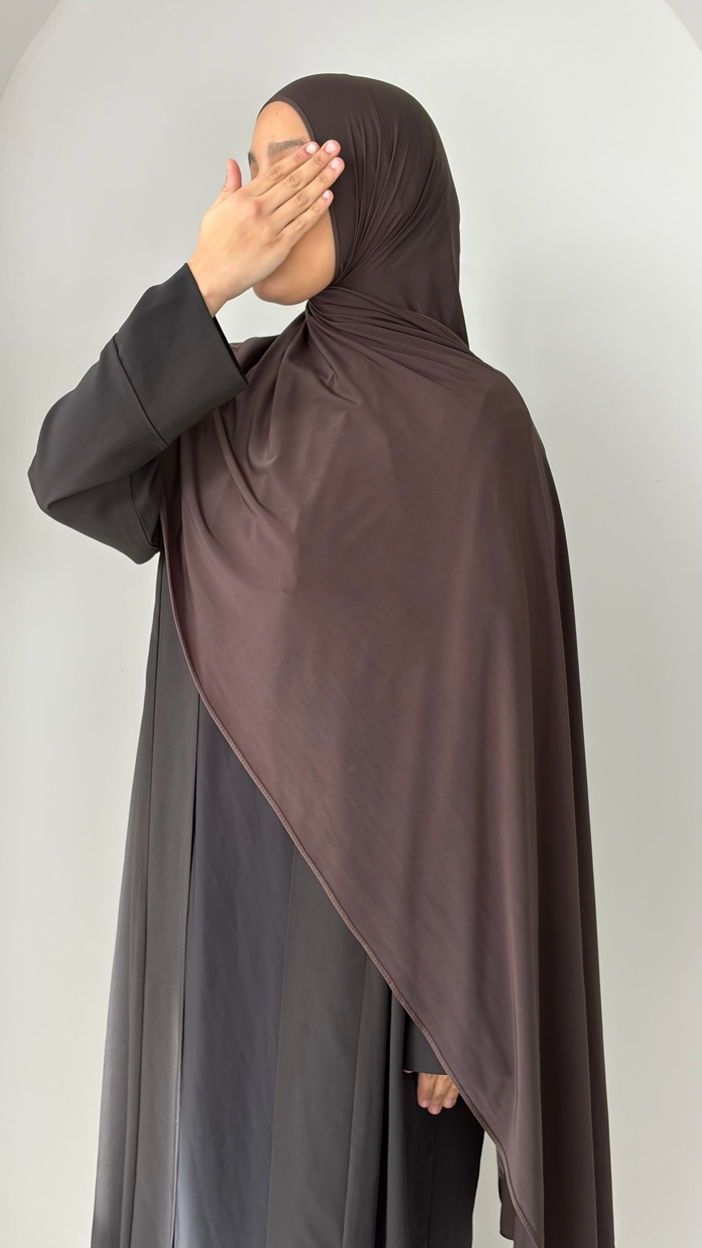 Hijab en jersey liquide premium - Voile fluide, léger et respirant